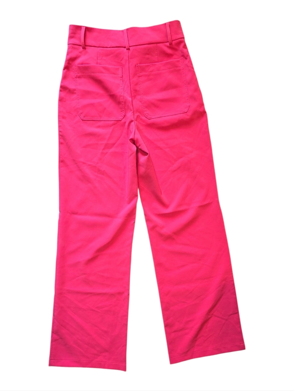 Bagatelle Hot Pink Palazzo Trousers High Rise Wide Leg-palazzo Fit Size Small - Picture 3 of 10